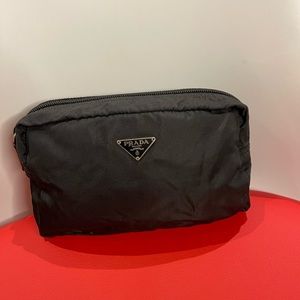 100% authentic Prada Cosmetic Bag black Nylon